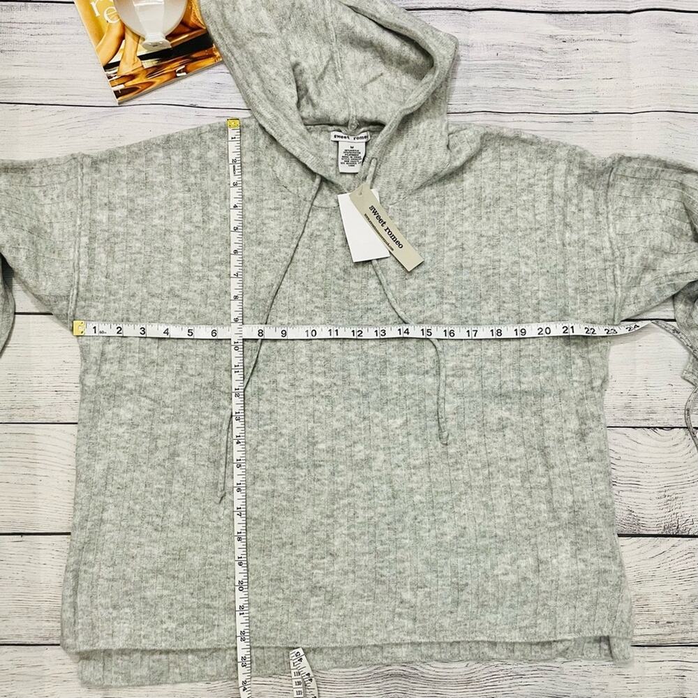 Sweet Romeo - NWT Hooded Rib Knit Sweater - Picture 9 of 9
